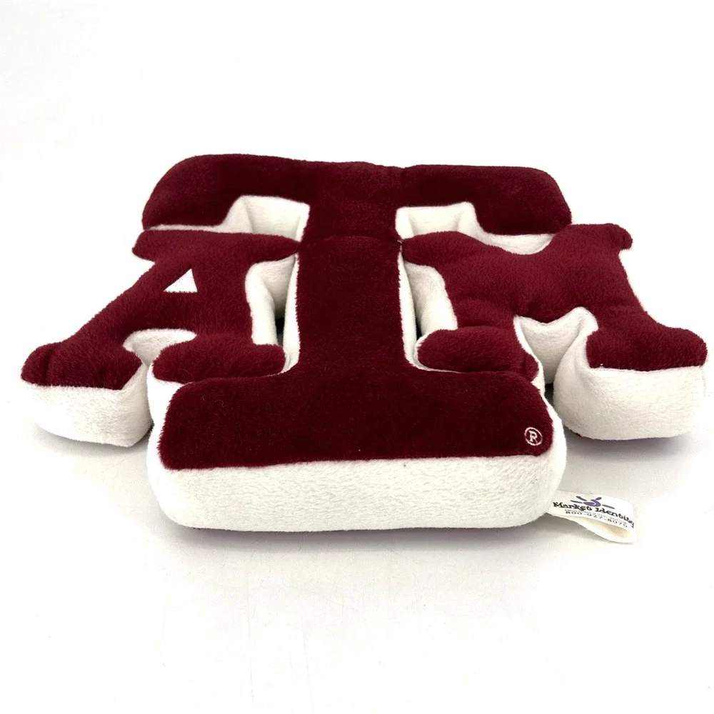 Vintage Texas A&M Aggies Logo Plush Pillow Dorm Room Decor‎ 9.5
